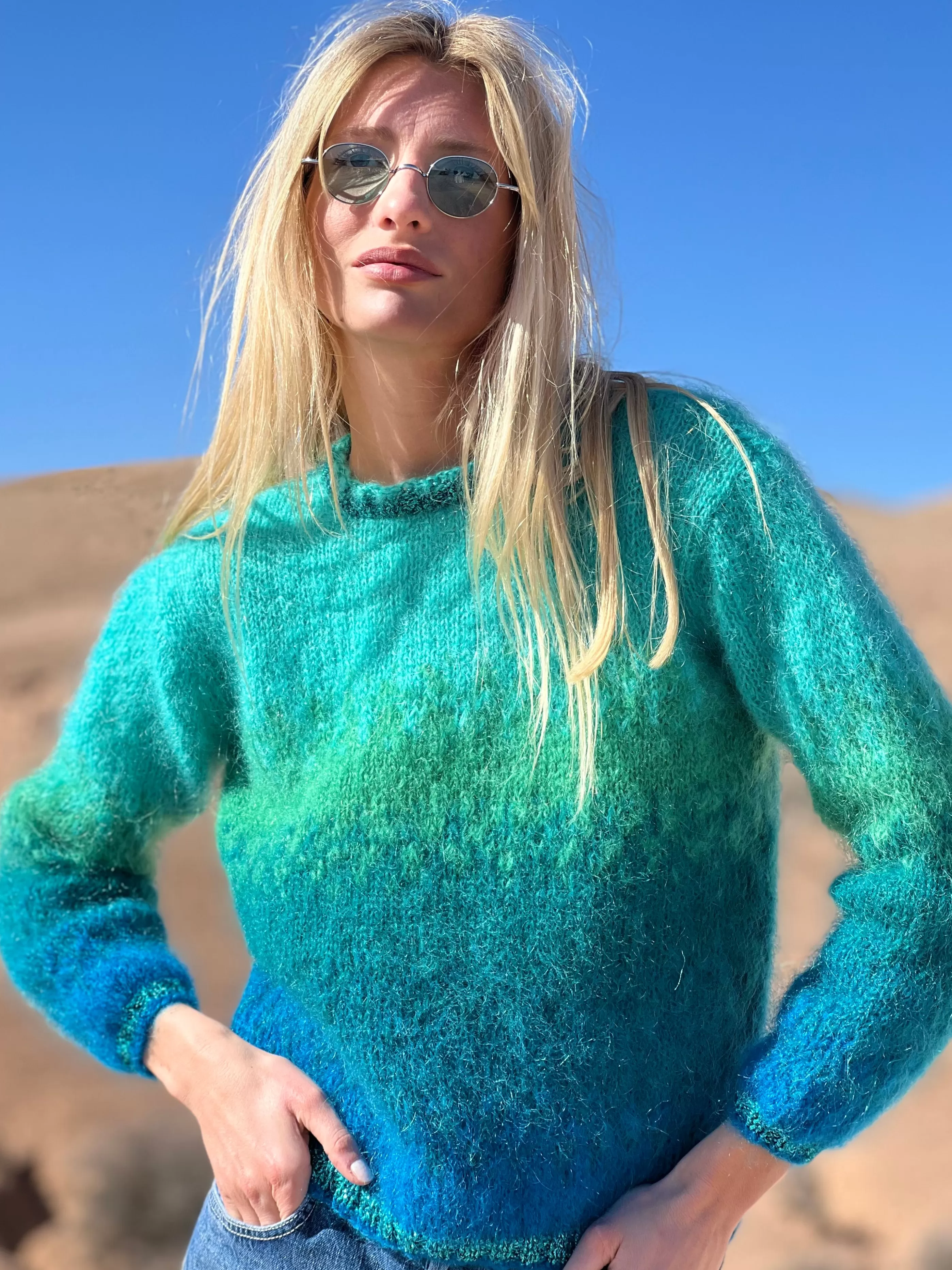 Best Rose Carmine SWEATER TIE DYE 5 COLORS CANARD
